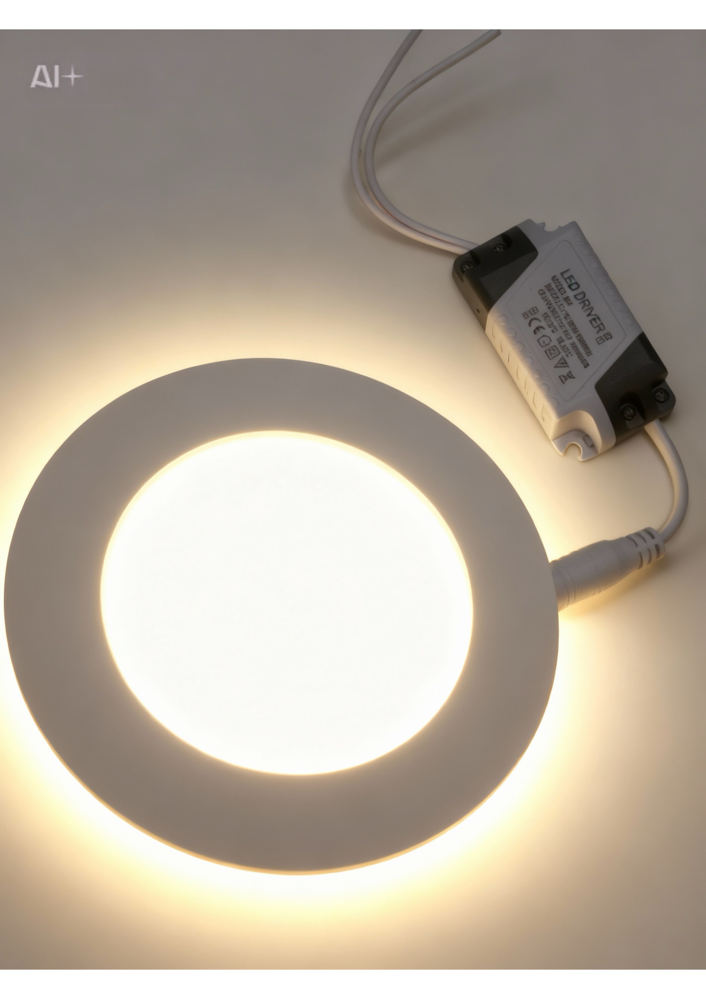 Dalle LED ronde encastrable — Watts Service Trading, matériel électrique Dakar Sénégal