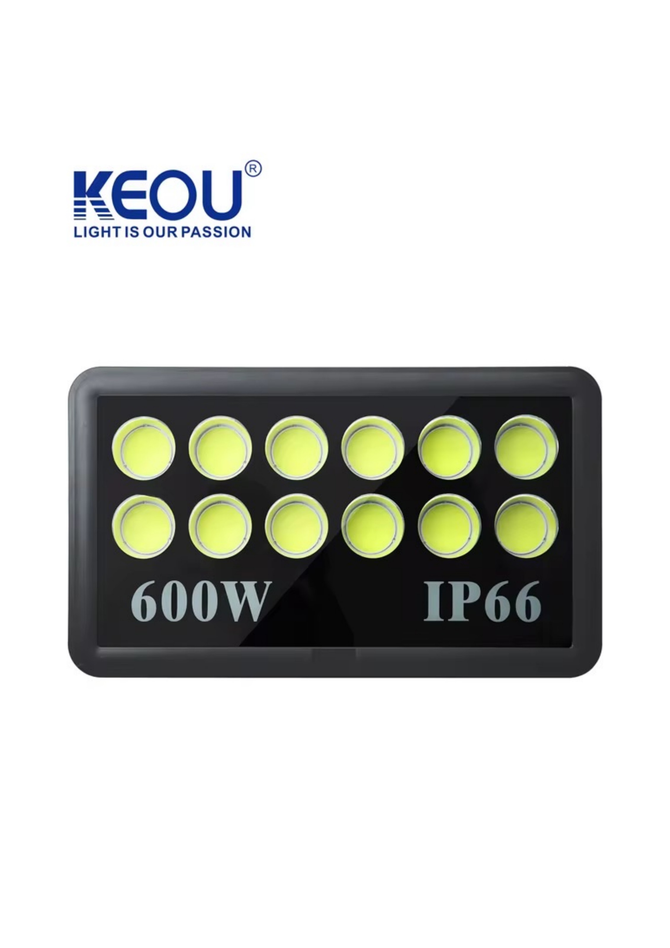 Projecteur LED KEOU 600W IP66 — Watts Service Trading, matériel électrique Dakar Sénégal